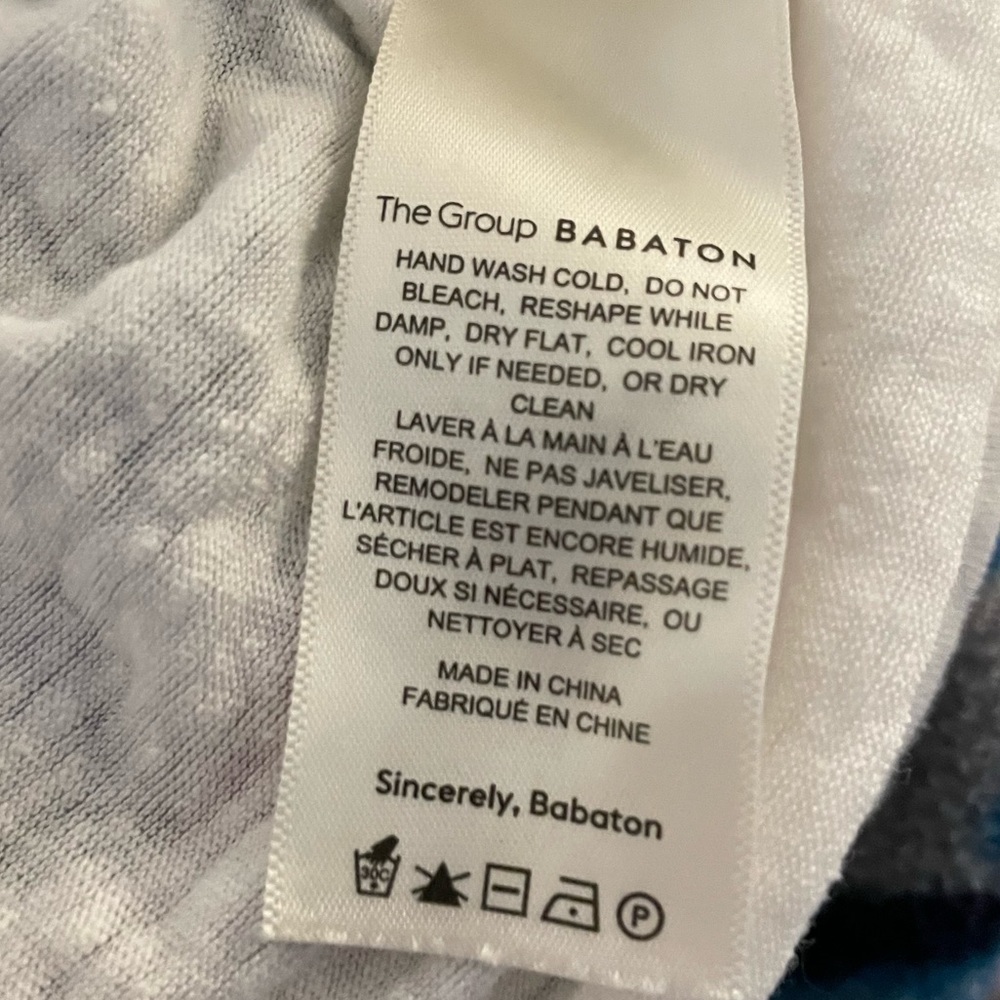 Aritzia The Group by Babaton Lagarde Linen T-Shirt Ivory Short Sleeve - Picture 5 of 7